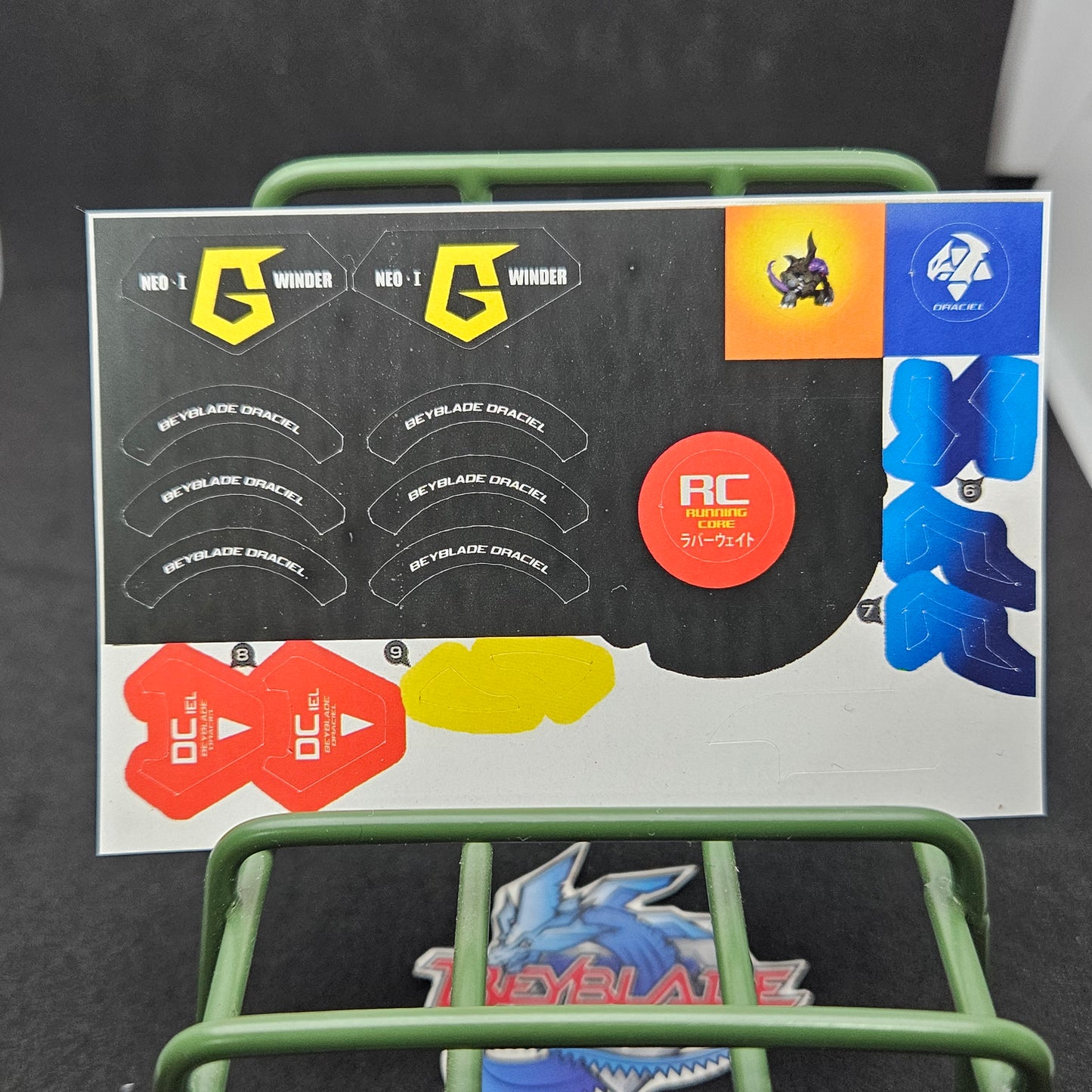 Customized Draciel MF Sticker (Round Shell MS version)