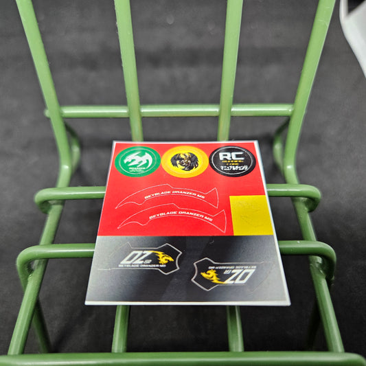 Black Dranzer MS Sticker