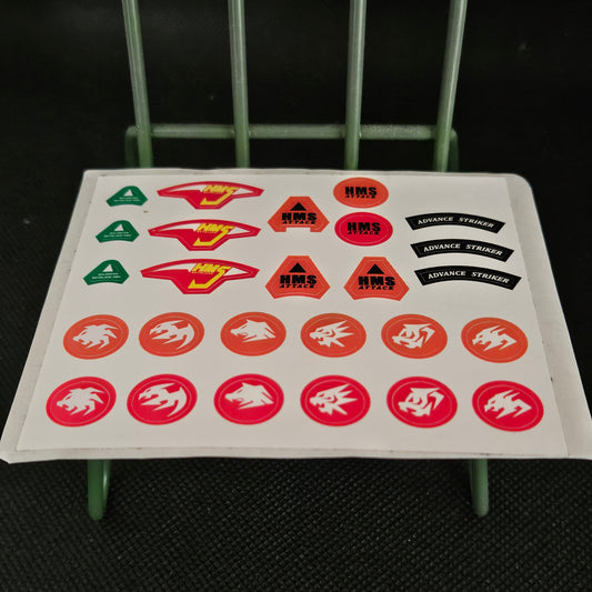 Advance Averazer and Striker + 12 Bit Beast emblem MS Sticker