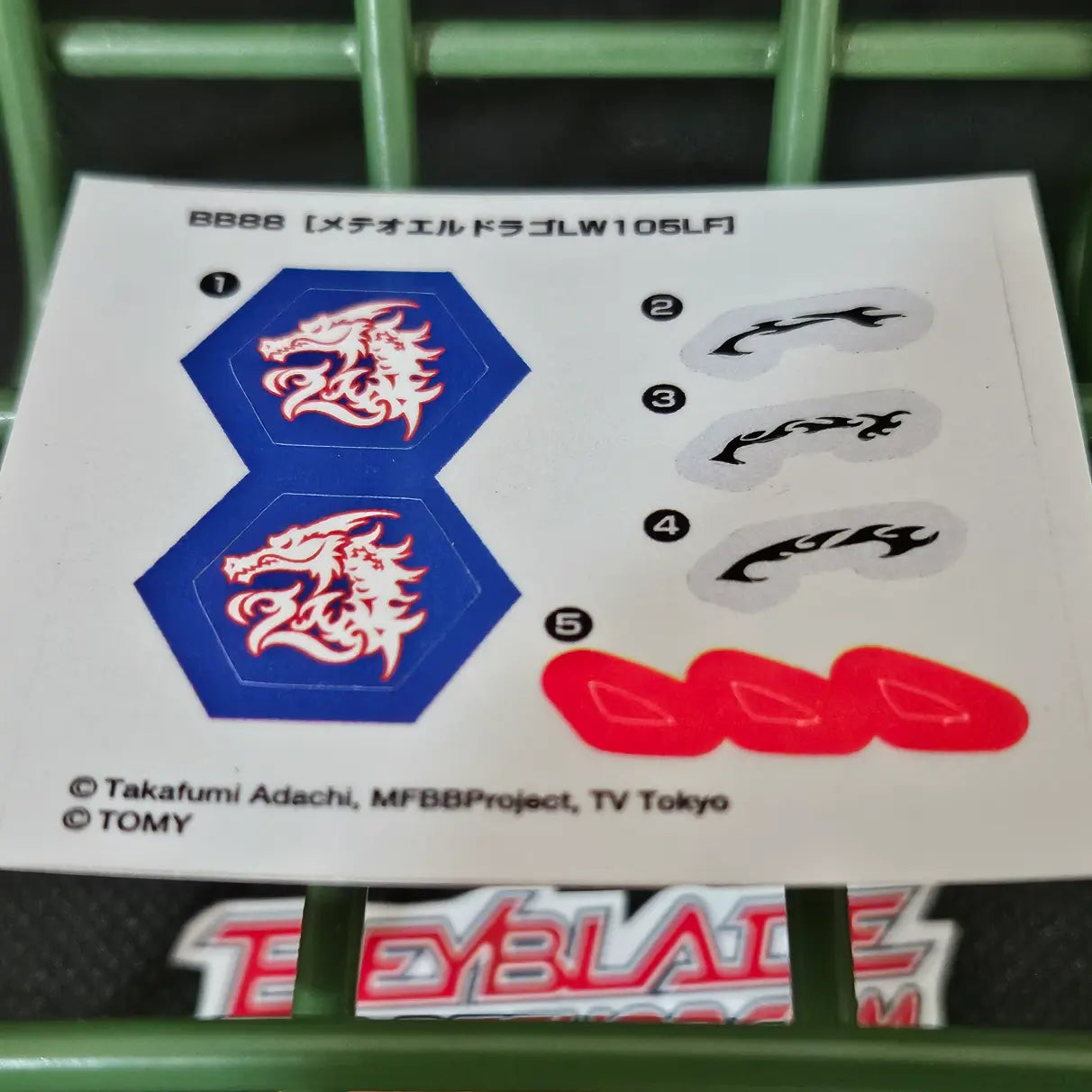 BB-88 Meteo L-Drago LW105LF Sticker Sheet