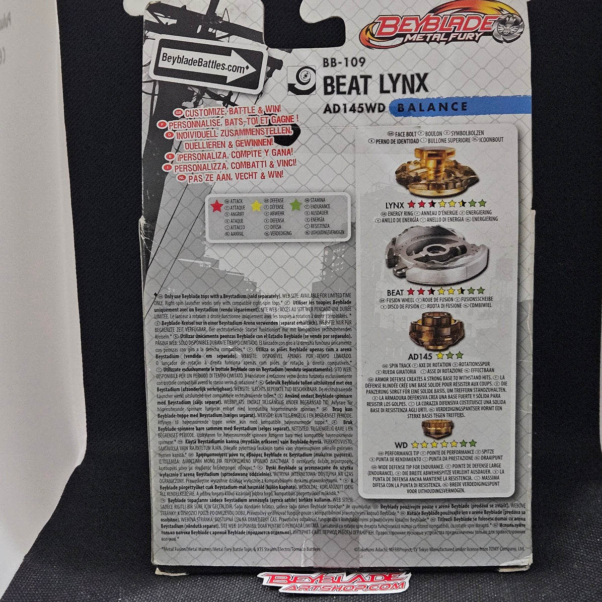 HASBRO Beat Lynx AD145WD BB-109