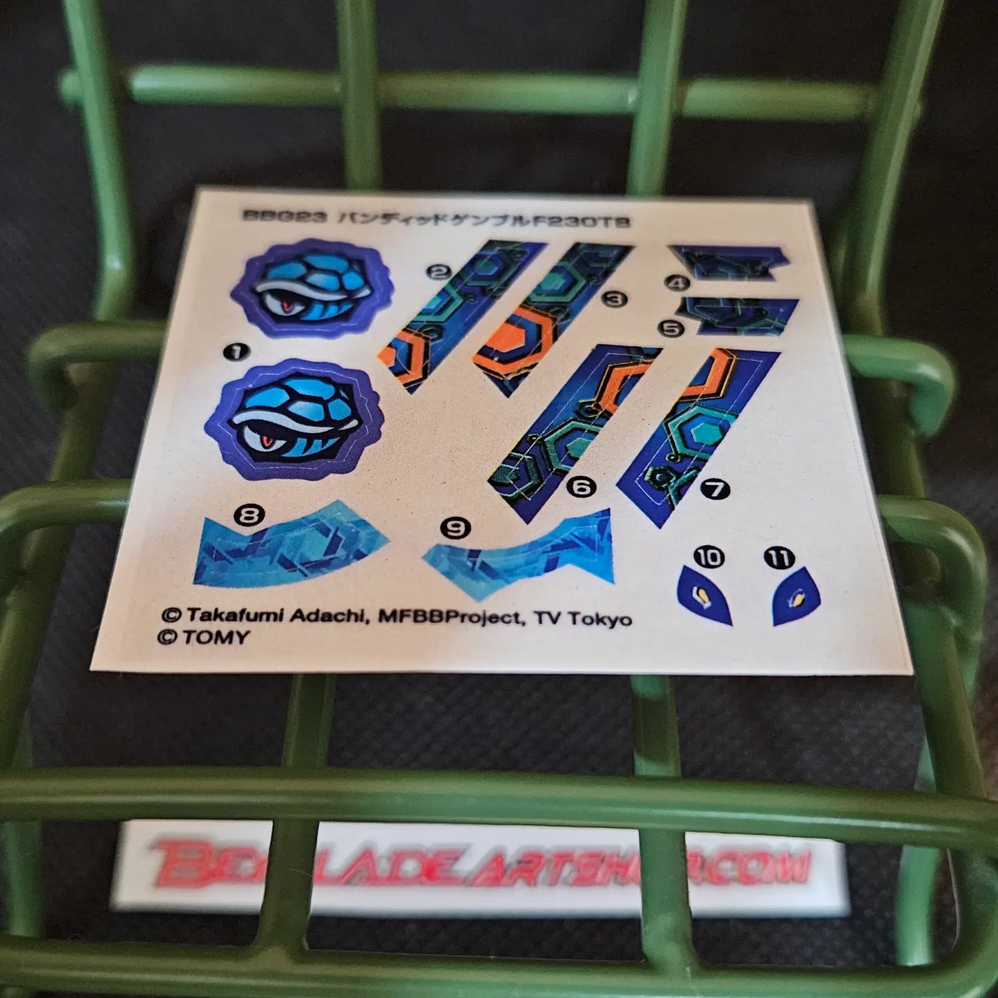 BBG-23 Bandit Genbu F230TB Sticker Sheet