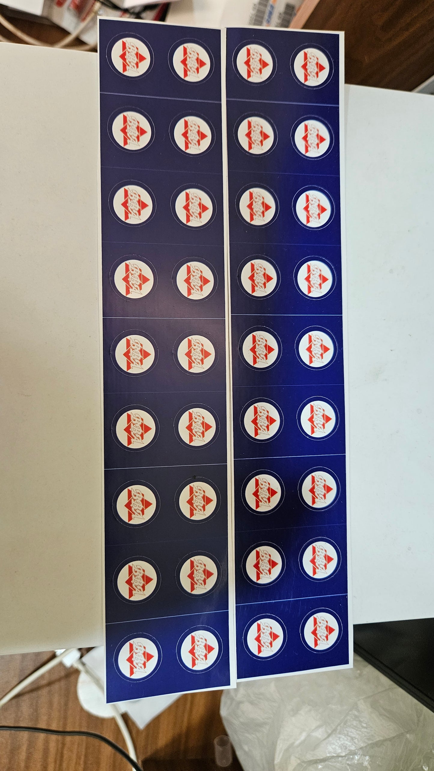 BBA Stickers (total 36 bits)