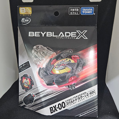 Beyblade X Black Cobalt Dragoon 2-60C Metal Coat