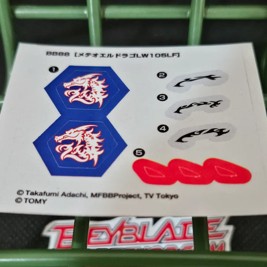 BB-88 Meteo L-Drago LW105LF Sticker Sheet