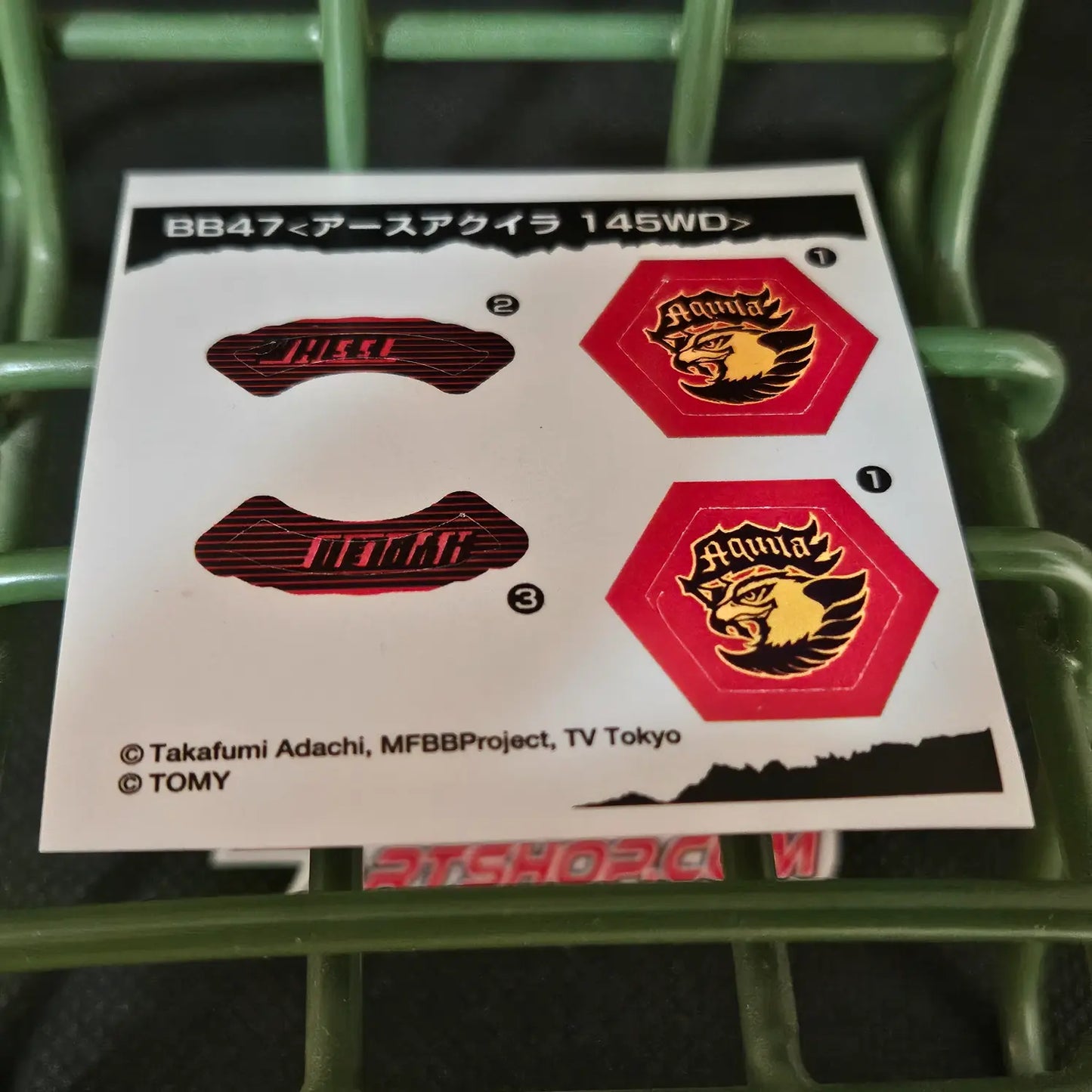 BB-47 Earth Eagle 145WD Sticker Sheet