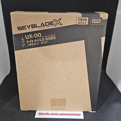 Beyblade X Knight Mail 3-85BS (Metal Coat: Navy) NiB
