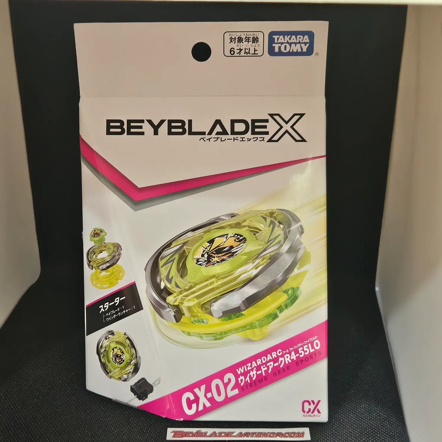 Beyblade X CX-02 Starter Wizard Arc R4-55LO