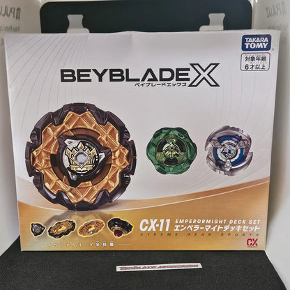Beyblade X CX-11 Emperor Mite Deck Set