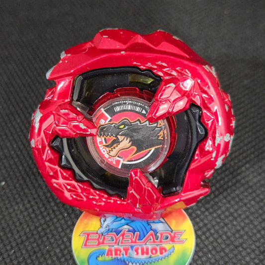 Beyblade X UX-10 Tyranno Beat Metal Coat red