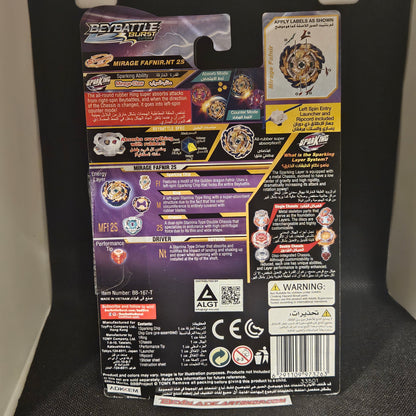 Beyblade Burst B-167 Mirage Fafnir .NT 2S