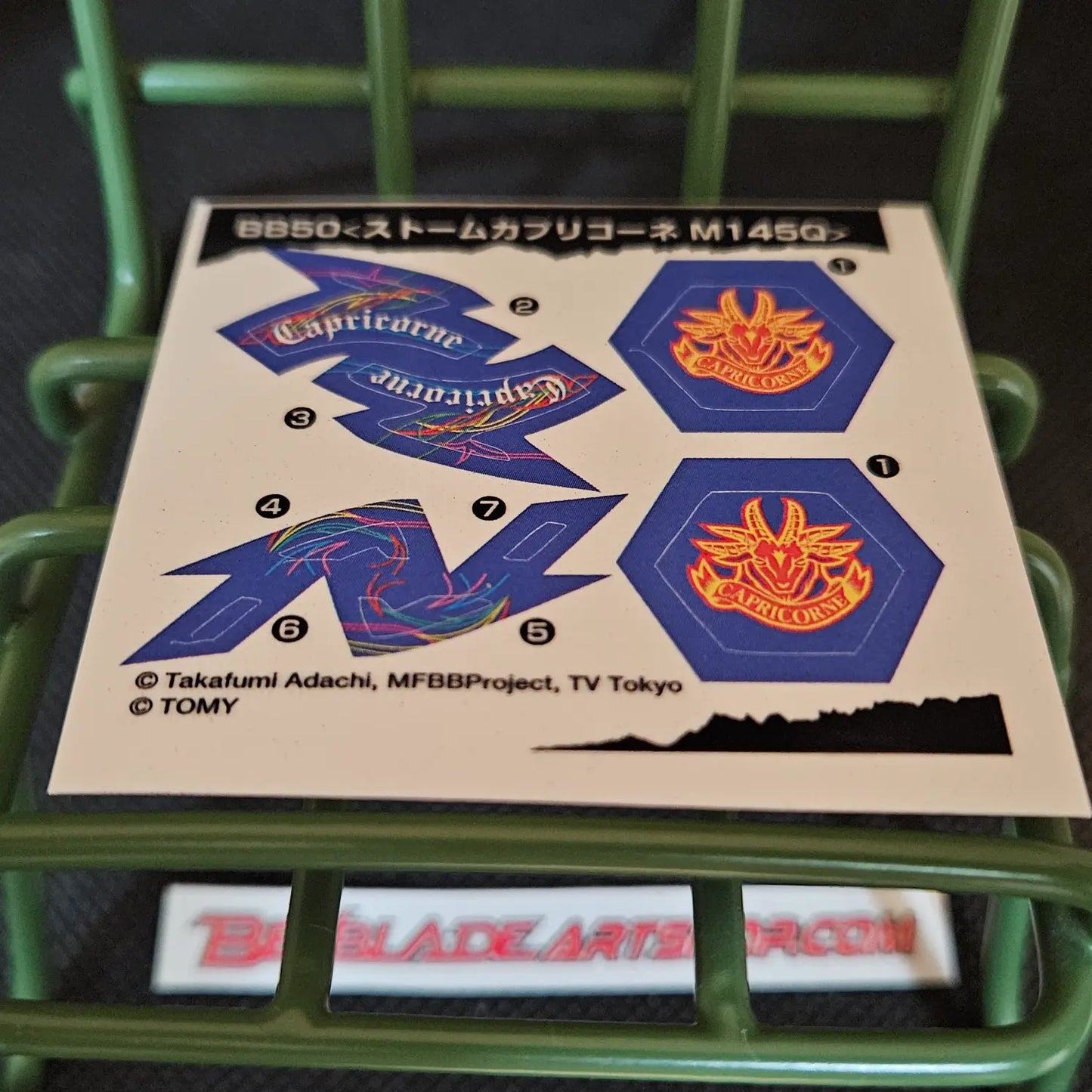 BB-50 Storm Capricorne (Capricorn) M145Q Sticker Sheet