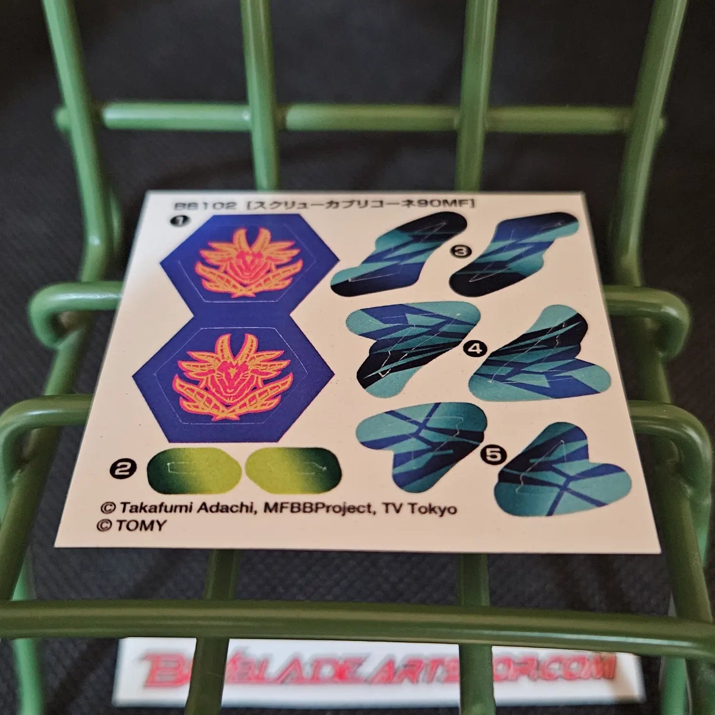 BB-102 Screw Capricorn 90MF Sticker Sheet