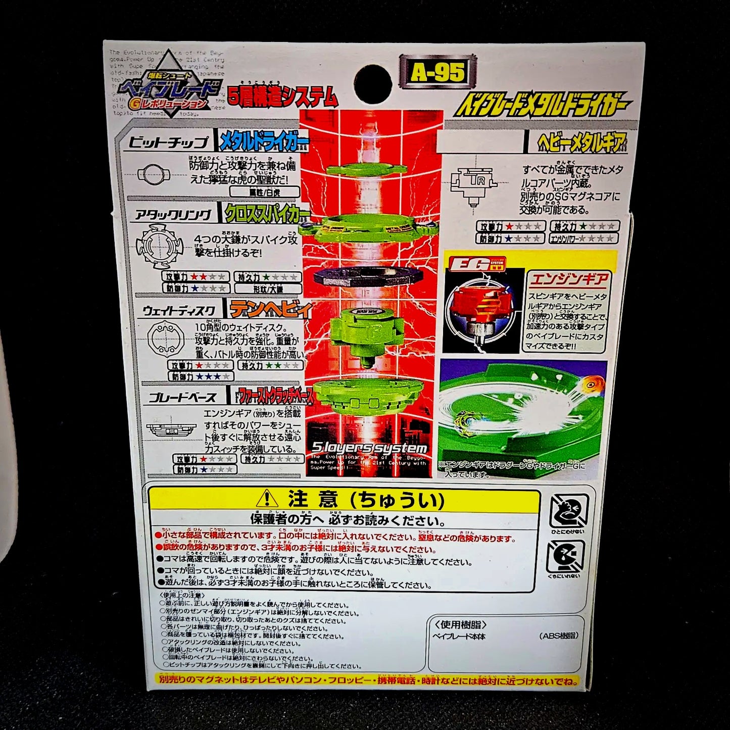 Beyblade Takara A-95 Metal Driger