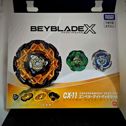 Beyblade X CX-11 Emperor Mite Deck Set
