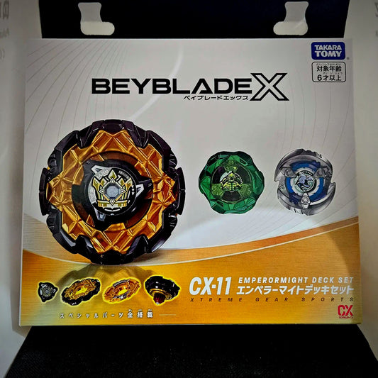Beyblade X CX-11 Emperor Mite Deck Set